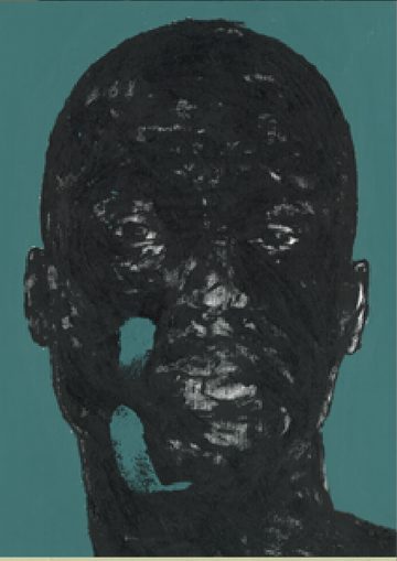 Portrait on paper by Amadeo Carvalho